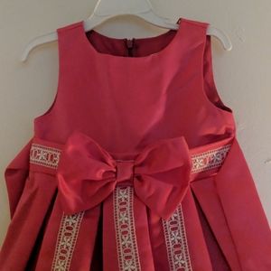 Charter Club Pink Satin Childrens Dress